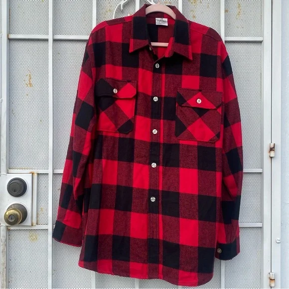 open lace back dress Field Flannel Shirt - Burgundy / Red Plaid